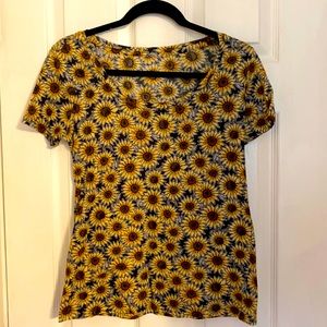 Urban Outfitters sunflower top-size Large